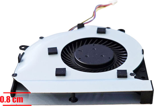 Ανεμιστηράκι Laptop Gpu Cooling Fan Asus Rog Strix Gl502vm Tuf Fx502vm Fx502vd Fx502ve Fx60v Fx60vm Zx60v Zx60vm S5vs S5vm Ef75070ss1-c481-s9a 13n1-0sp0201 13nb00r0p02011 13nb0dr0p02011 Thin 0.8cm 4pin Κωδ.81605 - Image 4