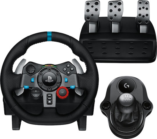 Logitech G29 SE Driving Force + Shifter Τιμονιέρα με Μοχλό Ταχυτήτων και Πετάλια για PC / PS3 / PS4 / PS5 με 900° Περιστροφής - Image 3