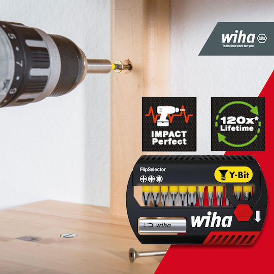 Wiha Σετ 13 Μύτες Κατσαβιδιού Σταυρός / Αστέρι / Torx 41827 - Image 3