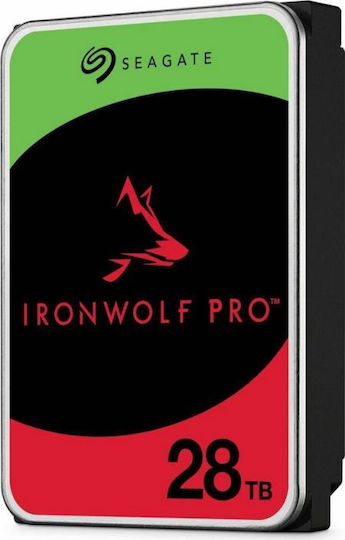 Seagate Ironwolf Pro 28TB HDD Σκληρός Δίσκος 3.5" SATA III 7200rpm με 256MB Cache για NAS ST28000NT000 - Image 2