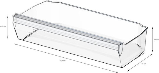 Bosch Εντοιχιζόμενο Ψυγείο Συντήρησης 134lt Υ82xΠ59.8xΒ54.8εκ. Λευκό KUR21VFE0 - Image 8