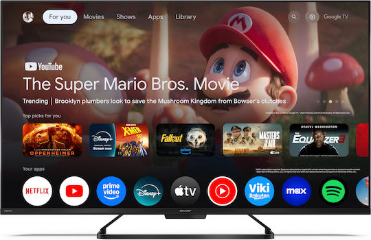 Sharp Smart Τηλεόραση 43" 4K UHD QLED 43HR7265E HDR (2025) 43HR7265E - Image 3