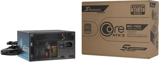 Seasonic BC ATX 3.1 750W Μαύρο Τροφοδοτικό Υπολογιστή Full Wired 80 Plus Bronze - Image 10