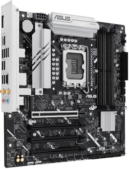 Asus B860M Max Gaming AX Wi-Fi Motherboard Micro ATX με Intel 1851 Socket - Image 7
