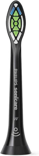 Philips Sonicare W2 Optimal White Ανταλλακτικές Κεφαλές για Ηλεκτρική Οδοντόβουρτσα Standard Black HX6064/11 4τμχ - Image 4