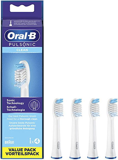 Oral-B Pulsonic Clean Ανταλλακτικές Κεφαλές για Ηλεκτρική Οδοντόβουρτσα Value Pack 852544 4τμχ - Image 8