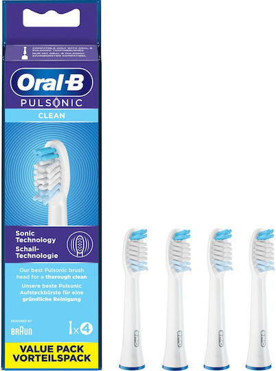 Oral-B Pulsonic Clean Ανταλλακτικές Κεφαλές για Ηλεκτρική Οδοντόβουρτσα Value Pack 852544 4τμχ - Image 5