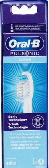 Oral-B Pulsonic Clean Ανταλλακτικές Κεφαλές για Ηλεκτρική Οδοντόβουρτσα Value Pack 852544 4τμχ - Image 6