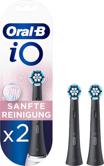 Oral-B iO Gentle Care Ανταλλακτικές Κεφαλές για Ηλεκτρική Οδοντόβουρτσα Black 4τμχ - Image 5