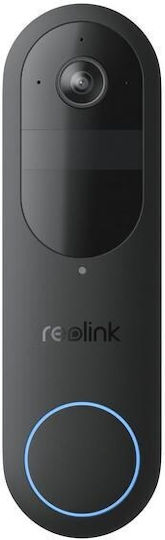 Reolink Ασύρματο Κουδούνι Πόρτας Wi-Fi Συμβατό με Alexa D340B+CHIME+64GB Λευκό - Image 2