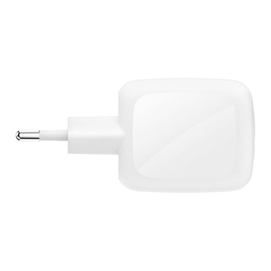 Belkin Φορτιστής GaN με 2 Θύρες USB-C και Καλώδιο USB-C 50W Power Delivery Λευκός (BoostCharge Pro) - Image 3