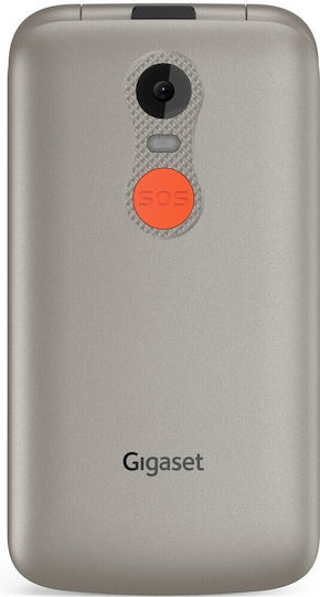 Gigaset GL595 Single SIM Κινητό με Μεγάλα Κουμπιά Ασημί - Image 7