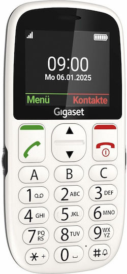 Gigaset GL395 Dual SIM Κινητό με Μεγάλα Κουμπιά Λευκό - Image 5