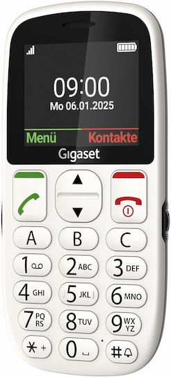 Gigaset GL395 Dual SIM Κινητό με Μεγάλα Κουμπιά Λευκό - Image 6