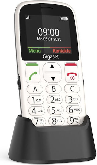 Gigaset GL395 Dual SIM Κινητό με Μεγάλα Κουμπιά Λευκό - Image 9