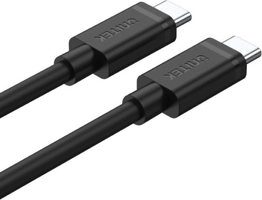 Unitek USB 3.2 Cable USB-C male - USB-C 60W Μαύρο 2m Y-C477BK01-2M - Image 3