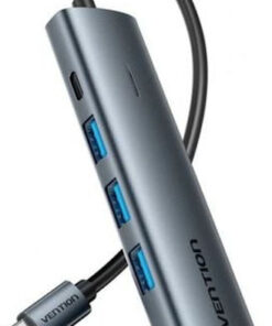 Vention USB 3.0 Hub 4 Θυρών με σύνδεση USB-C Γκρι S9921176