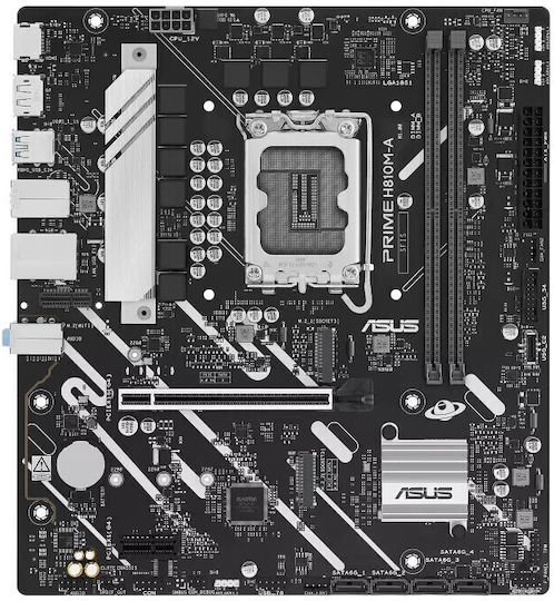 Asus Prime H810M-E Motherboard Micro ATX με Intel 1851 Socket - Image 3