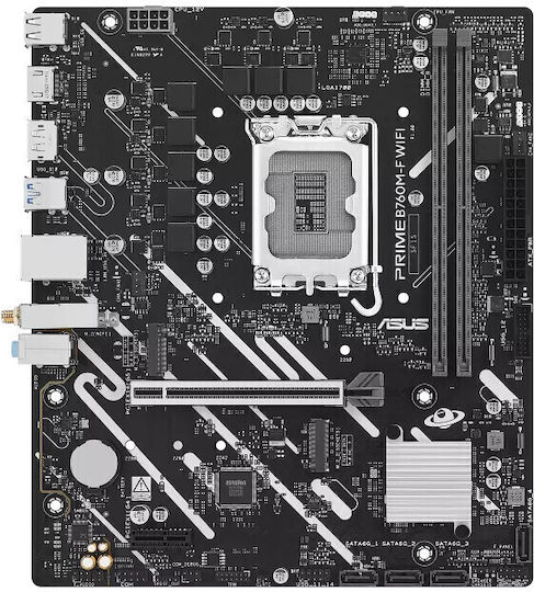 Asus Prime B760M-F WIFI Motherboard Micro ATX με Intel 1700 Socket 90MB1N00-M0EAY0 - Image 4