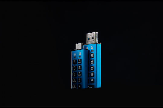Kingston IronKey Keypad 200C 512GB USB 3.2 Stick με σύνδεση USB-C Μπλε - Image 6