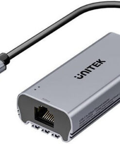Alternative view of Unitek U1343AGY01 USB-C Αντάπτορας Δικτύου για Ενσύρματη σύνδεση Ethernet