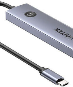 Alternative view of Unitek USB-C Docking Station με HDMI 4K PD Ασημί (H1124AGY01)