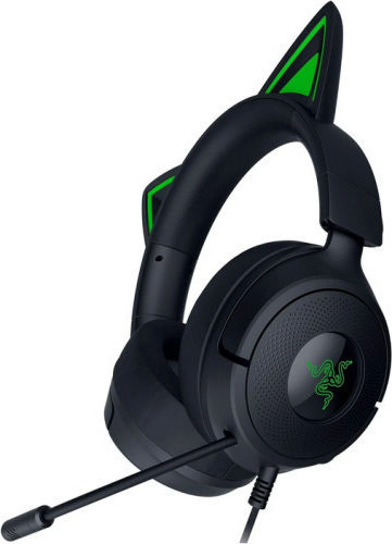 Razer Kraken Kitty V3 X Over Ear Gaming Headset με σύνδεση 3.5mm Quartz for Nintendo Switch / Nintendo Switch 2 / PC / PS5 / XBOX - Image 4