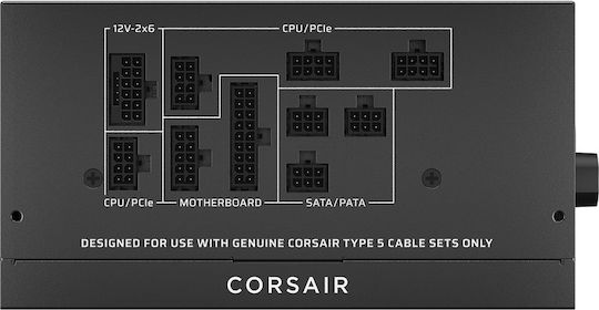 Corsair RM750X Shift (2025) 750W Μαύρο Τροφοδοτικό Υπολογιστή Full Modular Cybenetics Gold - Image 3
