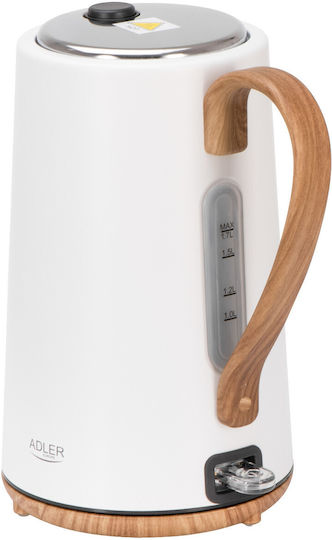Adler Βραστήρας 1.7lt 2200W Λευκός AD 1352 - Image 3