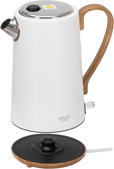 Adler Βραστήρας 1.7lt 2200W Λευκός AD 1352 - Image 6