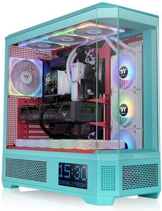 Thermaltake View 600 TG Gaming Full Tower Κουτί Υπολογιστή με Πλαϊνό Παράθυρο Mint Strawberry