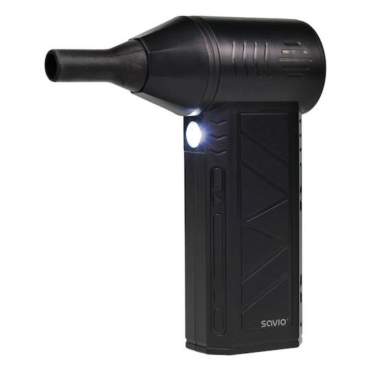 Savio Md-01 Mini Cordless Blower – Ασύρματος Φυσητήρας Μπαταρίας 100.000 Rpm Usb-c Φακός Led - Image 2