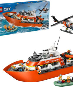 Alternative view of LEGO City Coast Guard Rescue Boat & Helicopter για 7+ Ετών 742τμχ 60504