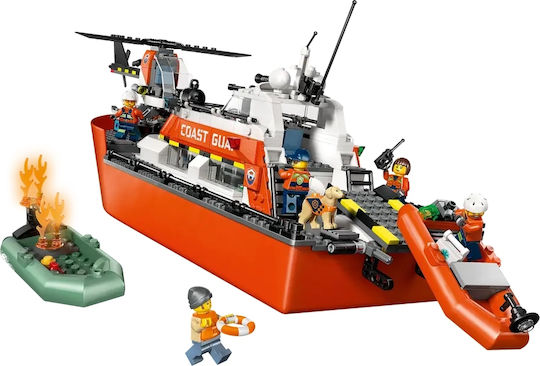 LEGO City Coast Guard Rescue Boat & Helicopter για 7+ Ετών 742τμχ 60504 - Image 3