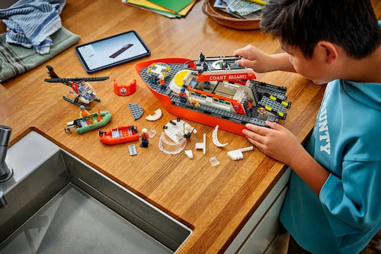 LEGO City Coast Guard Rescue Boat & Helicopter για 7+ Ετών 742τμχ 60504 - Image 10