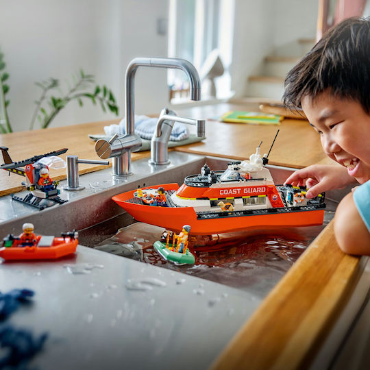 LEGO City Coast Guard Rescue Boat & Helicopter για 7+ Ετών 742τμχ 60504 - Image 12