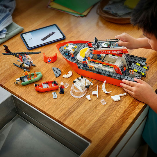 LEGO City Coast Guard Rescue Boat & Helicopter για 7+ Ετών 742τμχ 60504 - Image 11