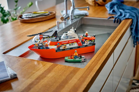 LEGO City Coast Guard Rescue Boat & Helicopter για 7+ Ετών 742τμχ 60504 - Image 9
