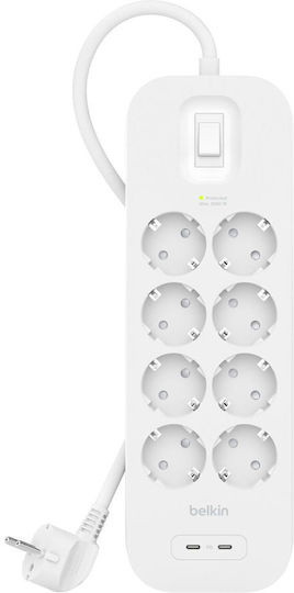 Belkin Πολύπριζο 8 Θέσεων με Καλώδιο 2m SRB004VF2M-V2 - Image 2