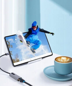 Vention USB-C Αντάπτορας Δικτύου για Ενσύρματη σύνδεση Ethernet