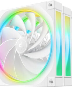 Deepcool FL14R Case Fan 140mm με ARGB Φωτισμό και Σύνδεση 4-Pin PWM 3τμχ Λευκό