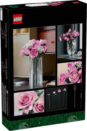LEGO Botanical Collection Bouquet of Pink Roses για 18+ Ετών 789τμχ 10374 - Image 3