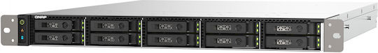 QNap TS-h1090FU-7232P-64G NAS Rack με 10 θέσεις για SSD και 2 θύρες Ethernet