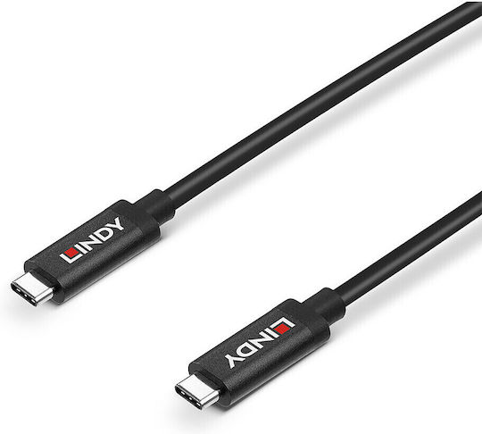 Lindy USB 3.2 Cable USB-C male - USB-C 60W Μαύρο 3m (43348) - Image 5