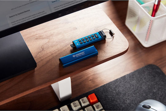 Kingston IronKey Keypad 200C 256GB USB 3.2 Stick με σύνδεση USB-C Μπλε - Image 8