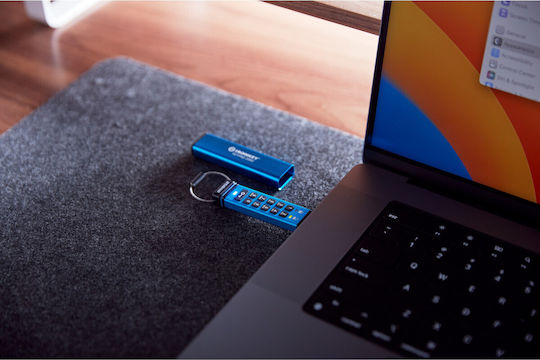 Kingston IronKey Keypad 200C 256GB USB 3.2 Stick με σύνδεση USB-C Μπλε - Image 9