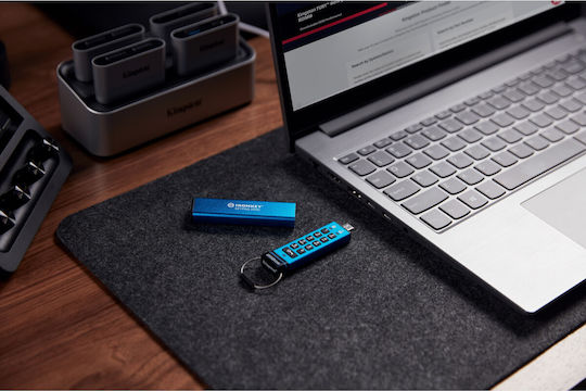 Kingston IronKey Keypad 200C 256GB USB 3.2 Stick με σύνδεση USB-C Μπλε - Image 11