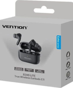Alternative view of Vention Echo Lite E11 In-ear Bluetooth Handsfree Ακουστικά με Αντοχή στον Ιδρώτα και Θήκη Φόρτισης Μαύρα