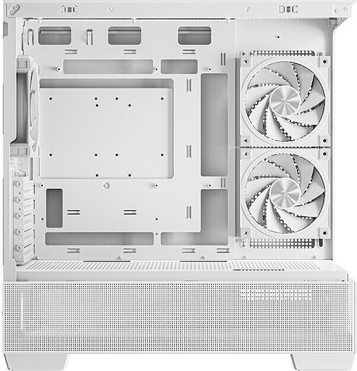 Deepcool CG380 3F Midi Tower Κουτί Υπολογιστή με Πλαϊνό Παράθυρο και ARGB Φωτισμό Λευκό - Image 2