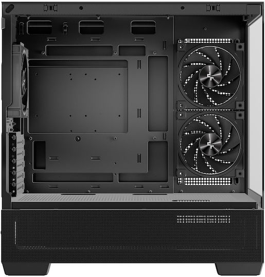 Deepcool CG380 3F Midi Tower Κουτί Υπολογιστή με Πλαϊνό Παράθυρο και ARGB Φωτισμό Μαύρο - Image 2